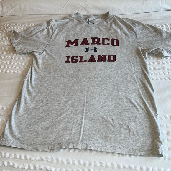 Under Armour charged cotton, Marco Island, cotton T-shirt, size large. - Picture 1 of 5